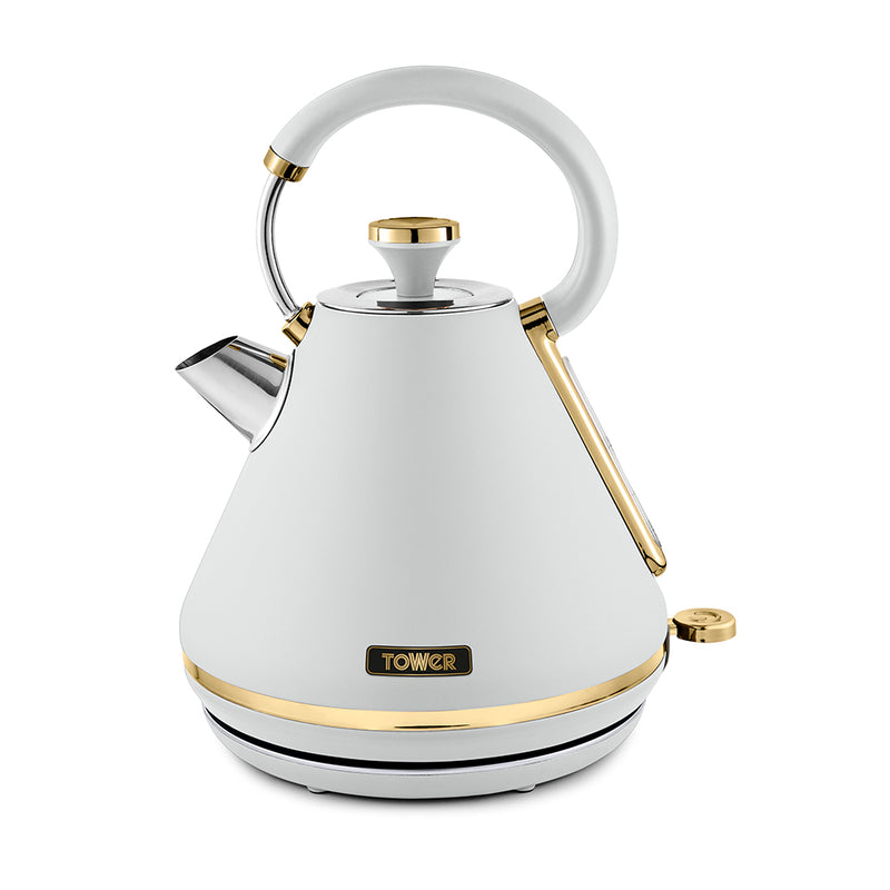 Tower Cavaletto 3KW 1.7 Litre Pyramid Kettle - White