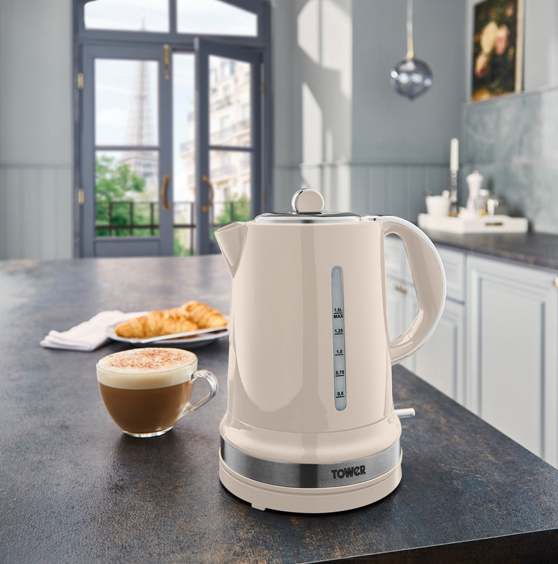 Tower Belle Collection 1.5 Litre Kettle - Rapid Boil - Chantilly