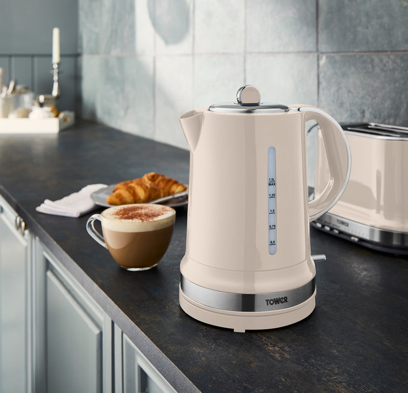 Tower Belle Collection 1.5 Litre Kettle - Rapid Boil - Chantilly