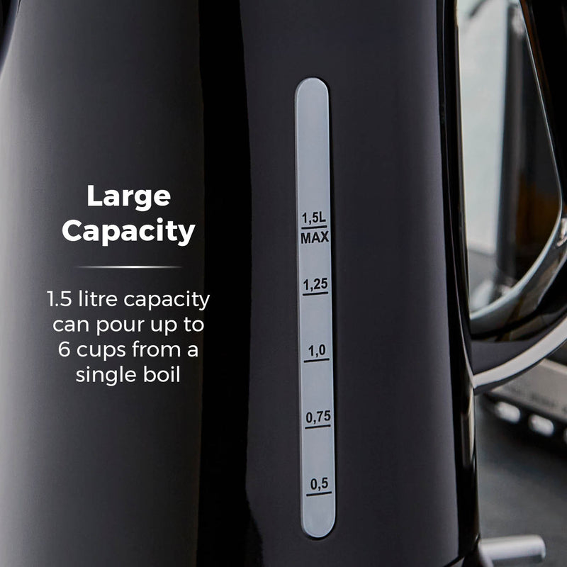 Tower Belle Collection 1.5 Litre Kettle - Black