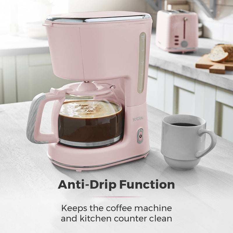 Pink coffee outlet maker