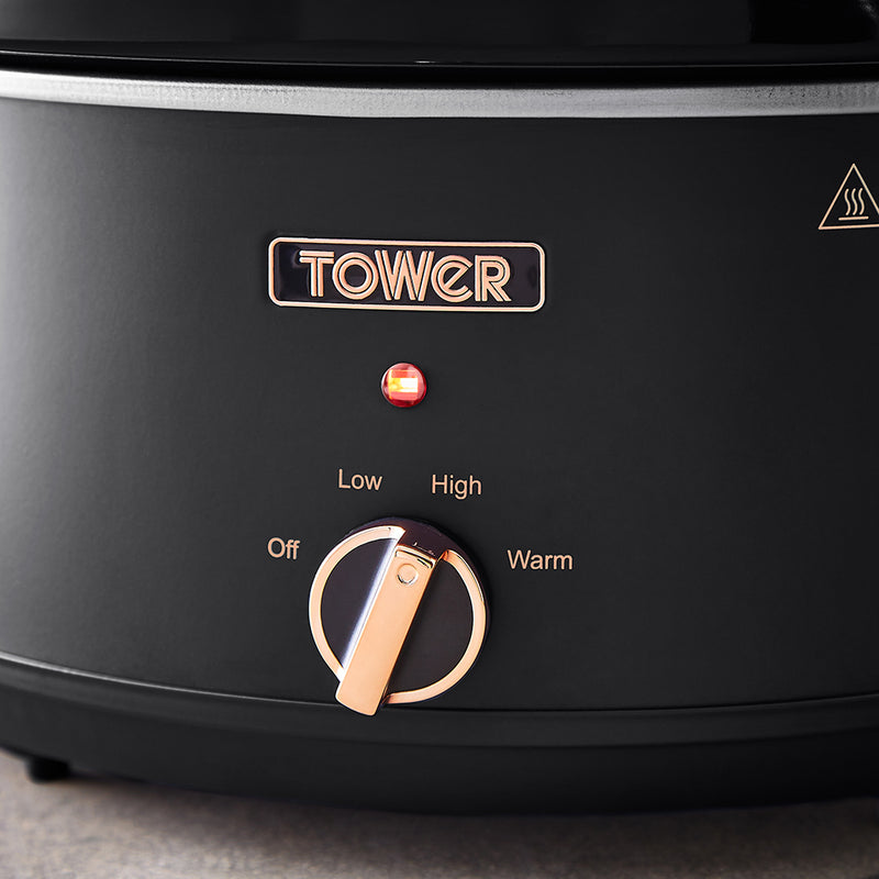 Tower Cavaletto 6.5L Slow Cooker - Black