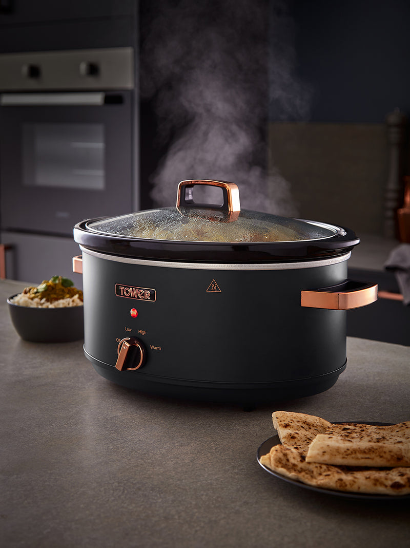 Tower Cavaletto 6.5L Slow Cooker - Black