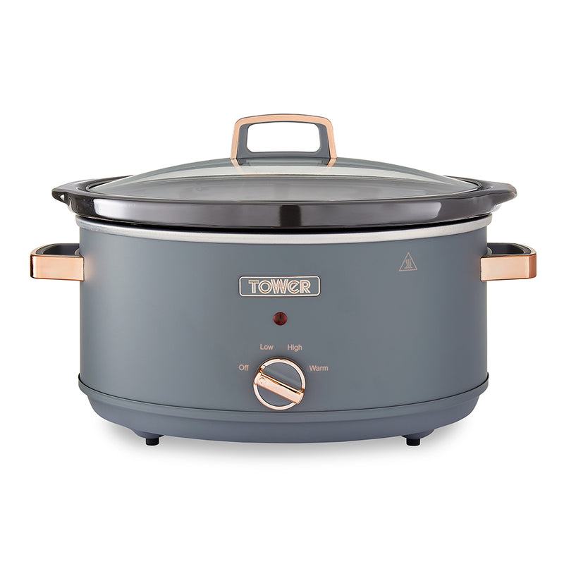 Tower Cavaletto 6.5L Slow Cooker - Grey