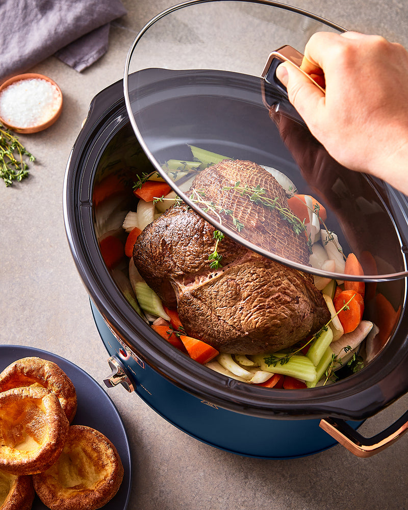 Tower Cavaletto 6.5L Slow Cooker - Midnight Blue