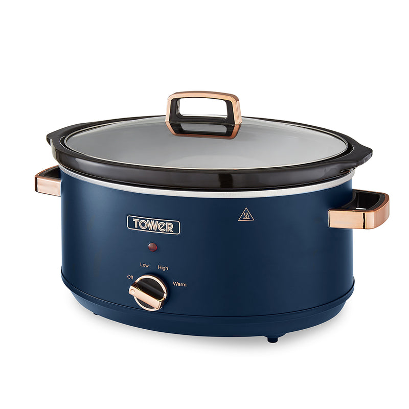 Tower Cavaletto 6.5L Slow Cooker Midnight Blue