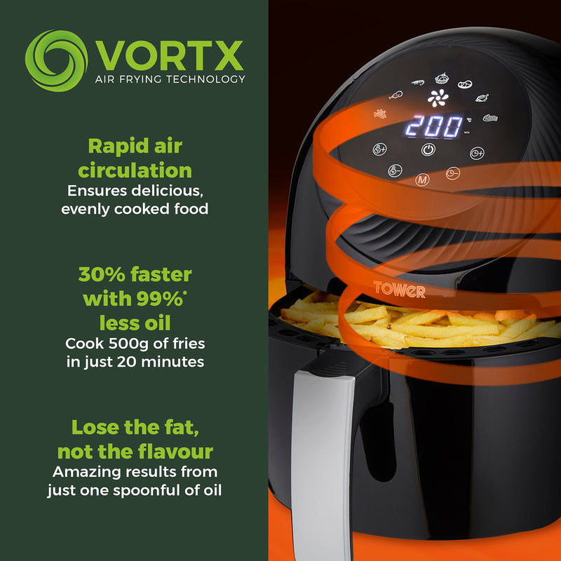 Tower Vortex 4L Digital Airfryer