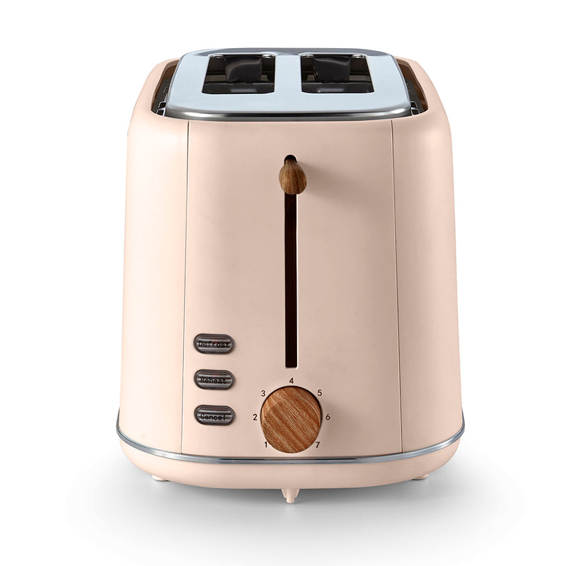 Tower Scandi 2 Slice Toaster - Pink