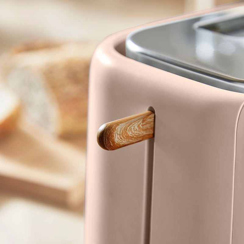 Tower Scandi 2 Slice Toaster - Pink