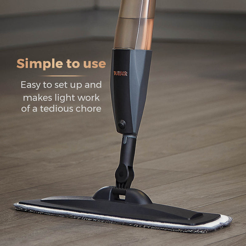 Tower Classic Spray Mop - Black/Blush Gold