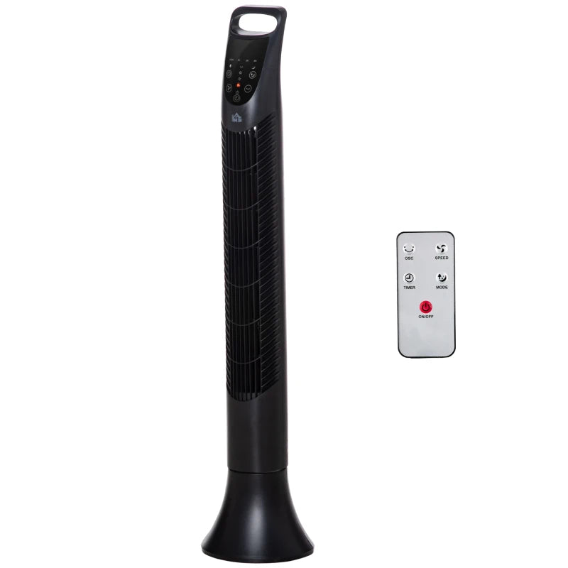 HOMCOM Tower Fan 91.5cm - Black