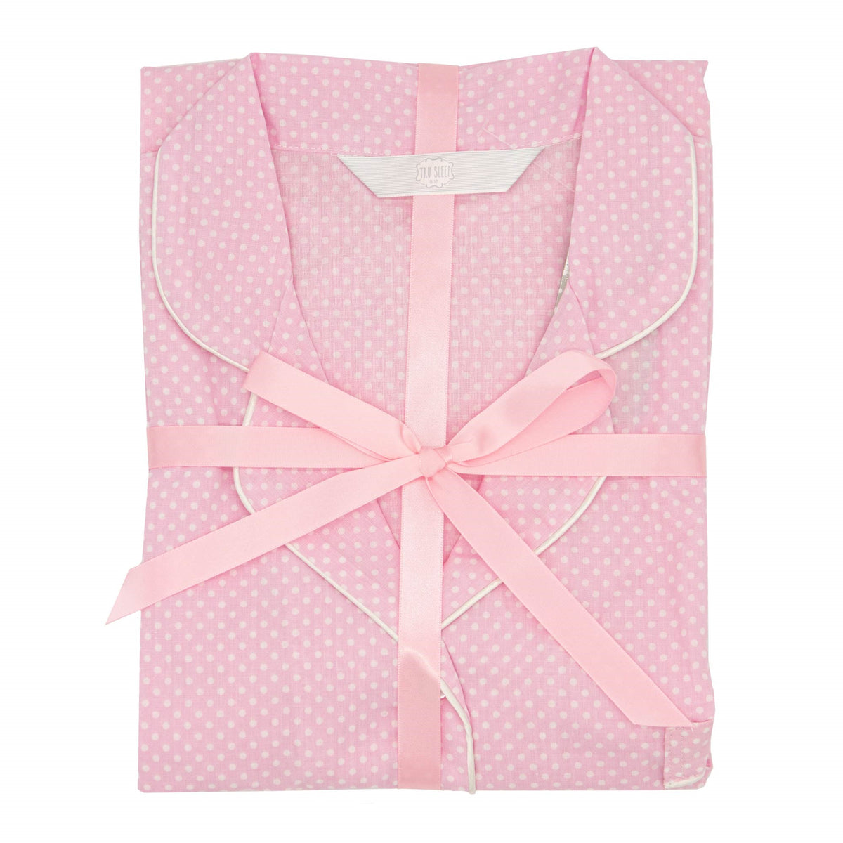 Tru Ladies Pyjama Polka Dot Pink