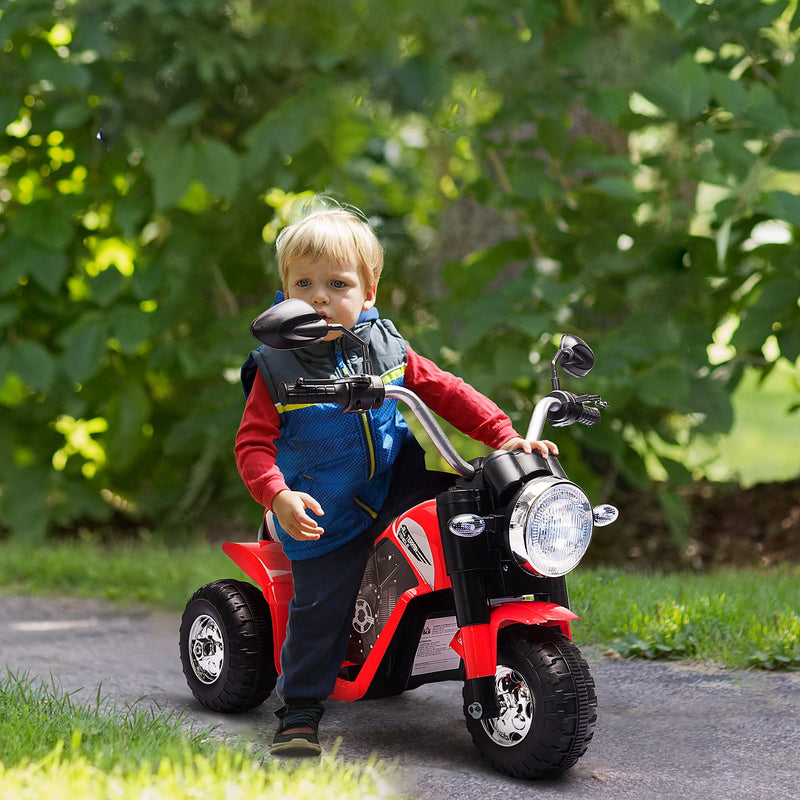 HOMCOM Kids Electric Ride On Motorcycle Bike - Red