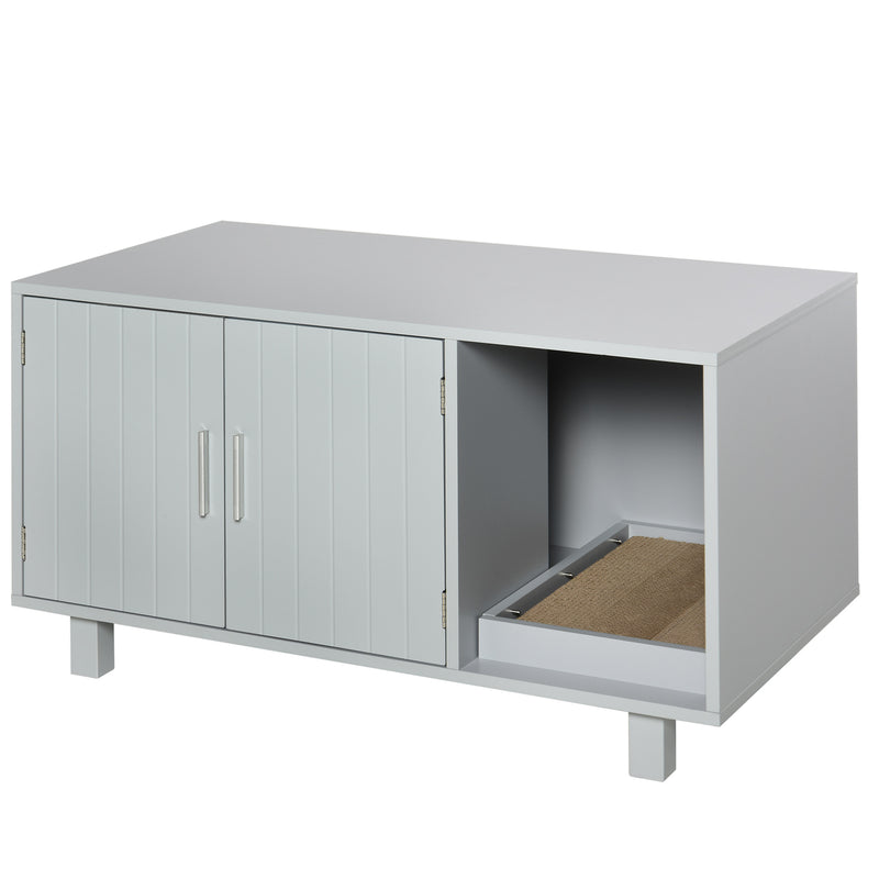 Litter box end outlet table furniture