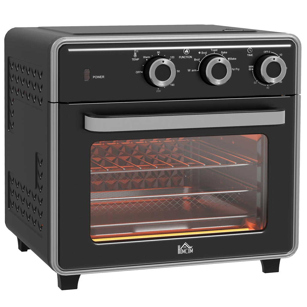 HOMCOM Family-Size Compact-Shape Air Fryer Oven Countertop Oven