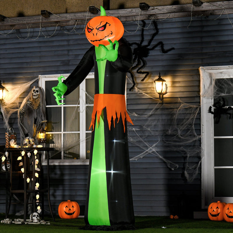 Halloween Inflatable Pumpkin Man Decoration 2.7m