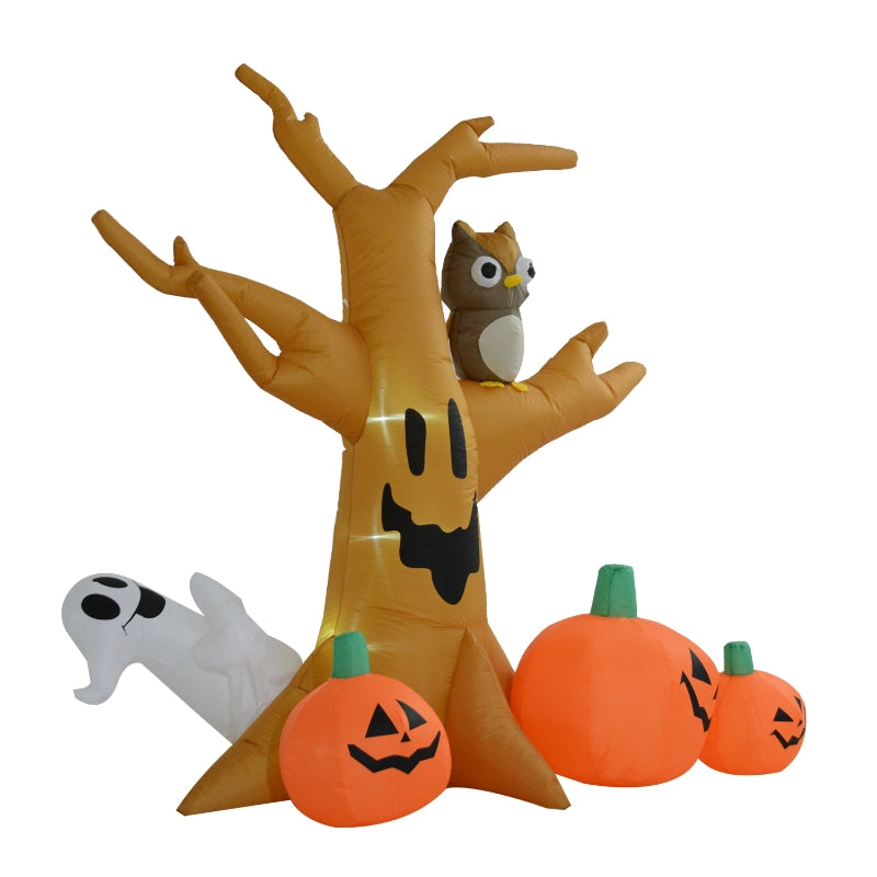 Halloween Inflatable Tree with Pumpkins