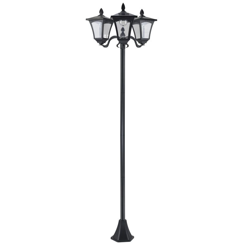 Outsunny Outdoor Garden Solar Light with Base Energy-efficient IP44 Dimmable