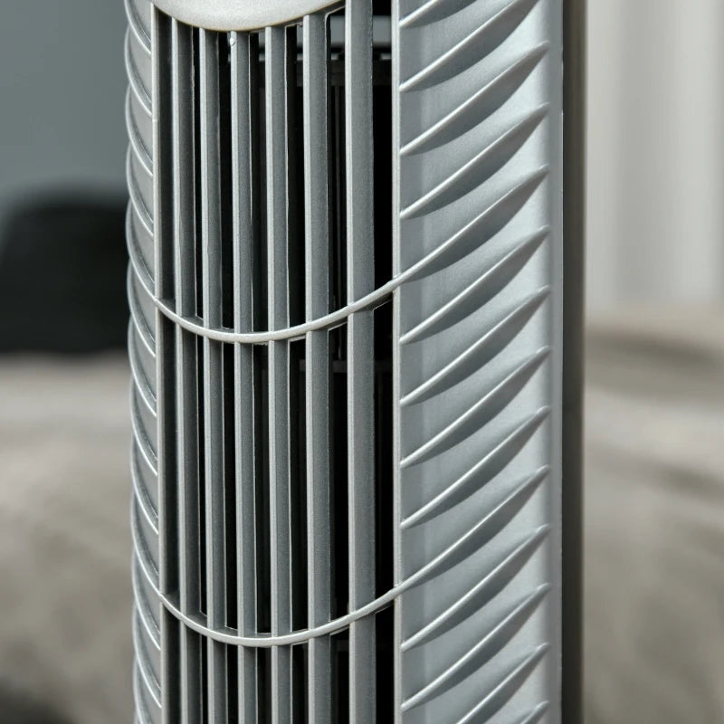 HOMCOM Tower Fan 3 Speed 91.5cm - Silver