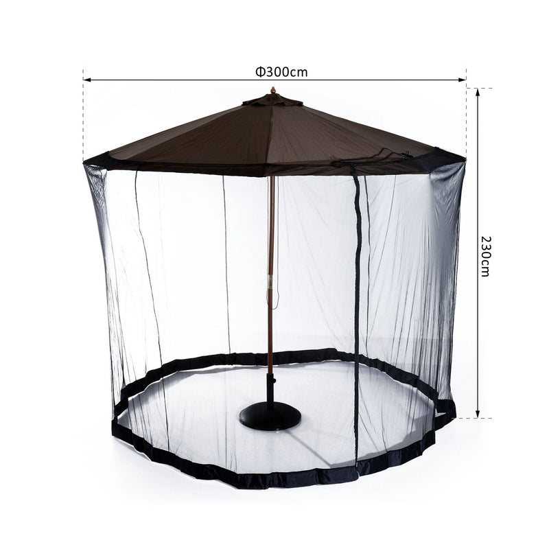 Canopy Mosquito Net Screen Mesh for Parasol