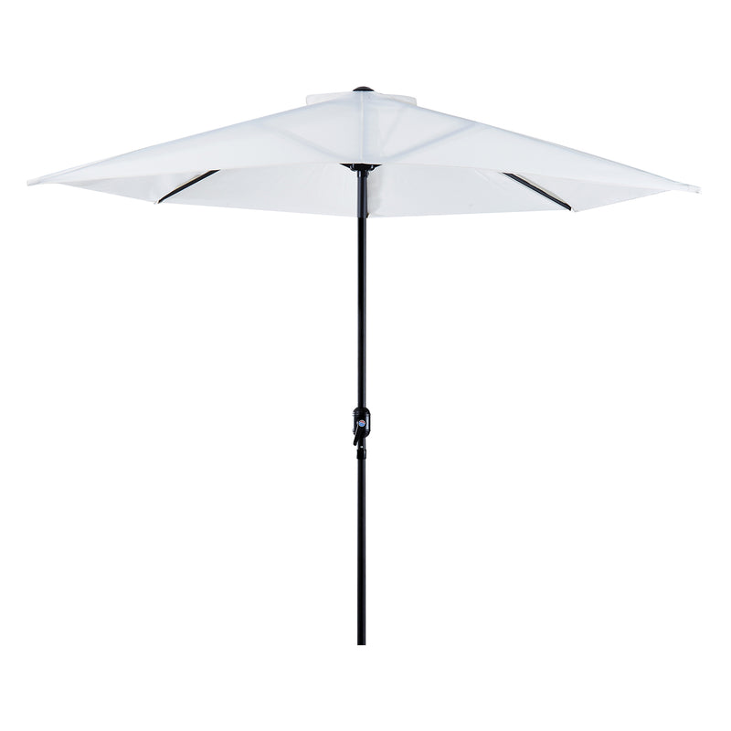 Outsunny 3 (m) Metal Frame Garden Furniture Parasol Half Round Umbrella