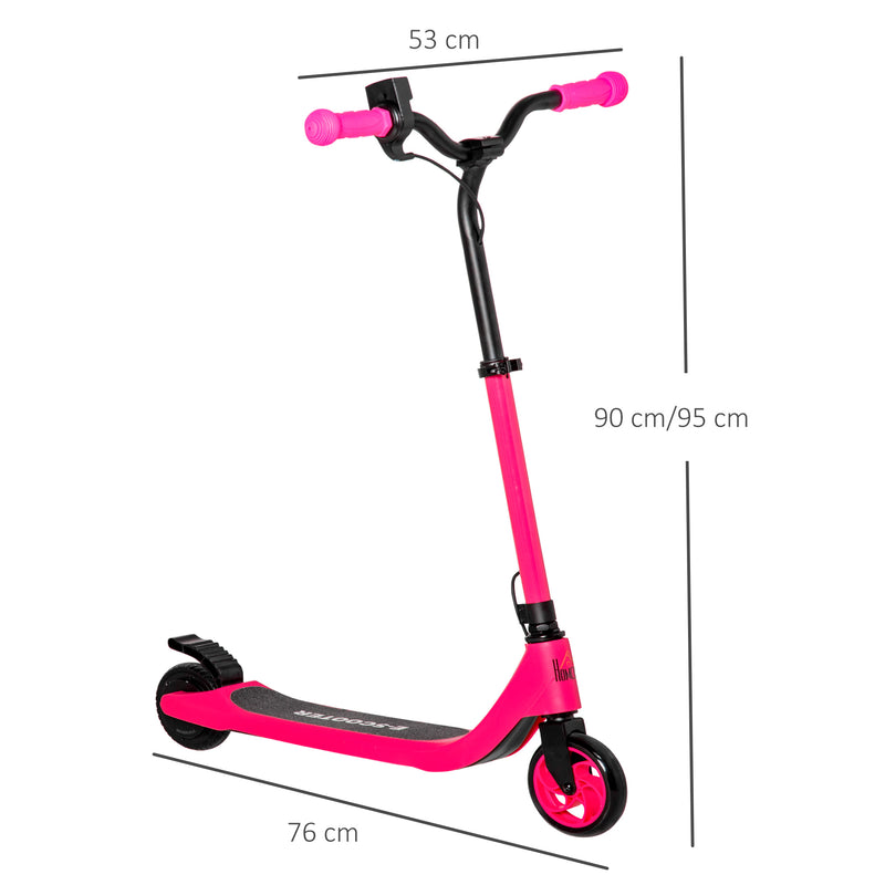 HOMCOM Kids Electric Ride On eScooter 120w - Pink