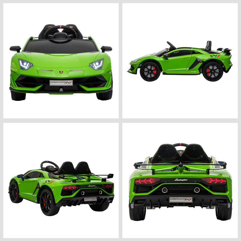 Kids Electric Ride on Lamborghini Aventador 12v - Green