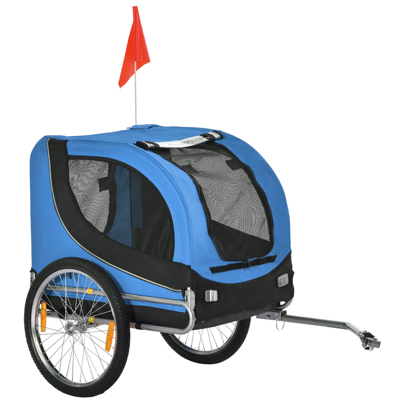 Dog trailer best sale bike attachment