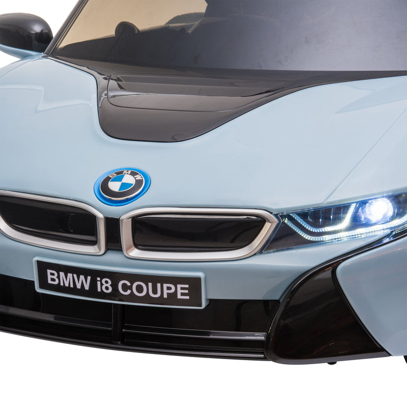 HOMCOM Kids Electric Ride On Car BMW i8 Coupe - 6v - White