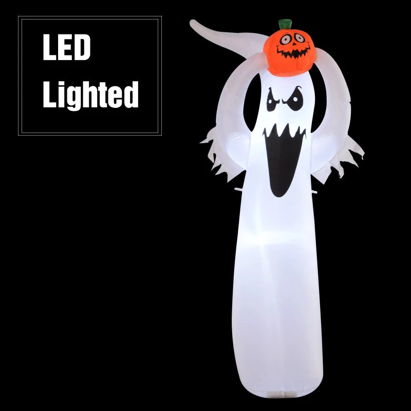 Halloween Inflatable Ghost with LED Lights 1.8m