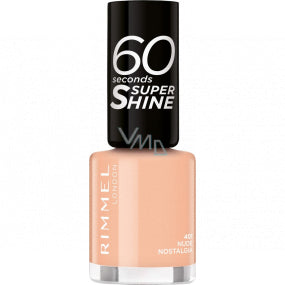 Rimmel London 60 Seconds Super Shine Nail Polish - 401 Nude Nostalgia 8ml