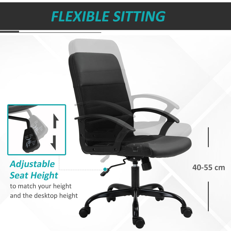 Black Swivel Office Chair