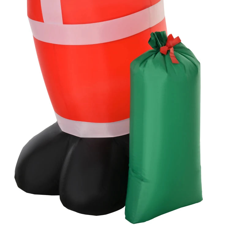 HOMCOM Christmas Inflatable Santa Claus 2.4m