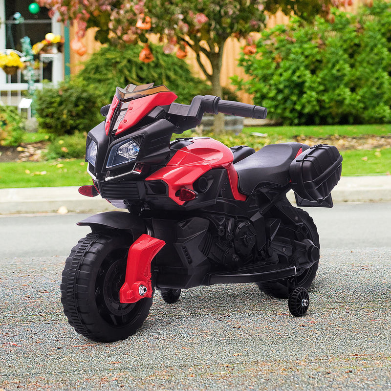 HOMCOM Kids Electric Ride On Motorcyle 6V - Red