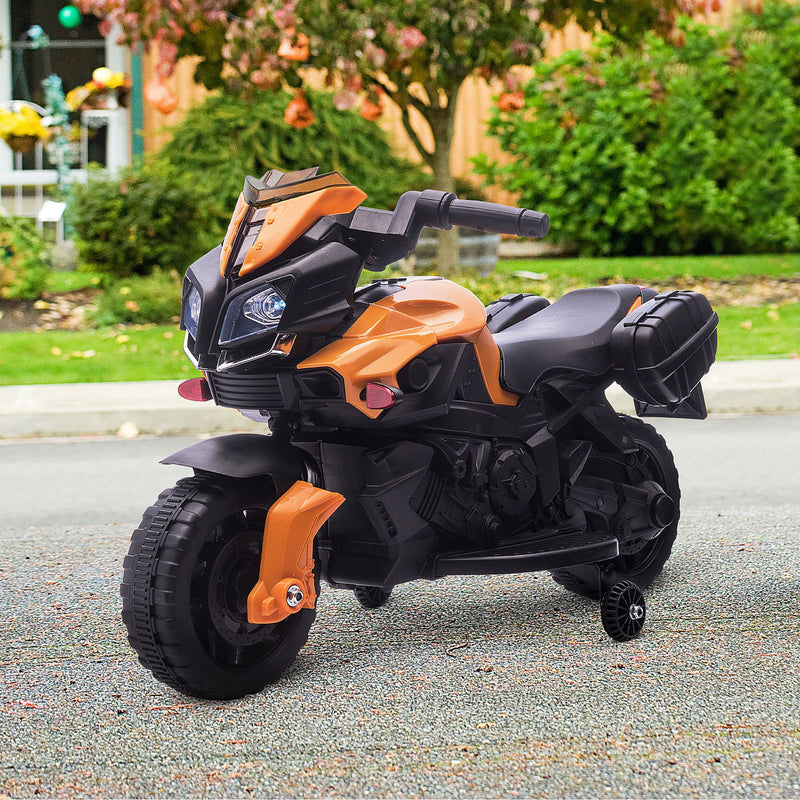 HOMCOM Kids Electric Ride On Motorcyle 6V - Orange